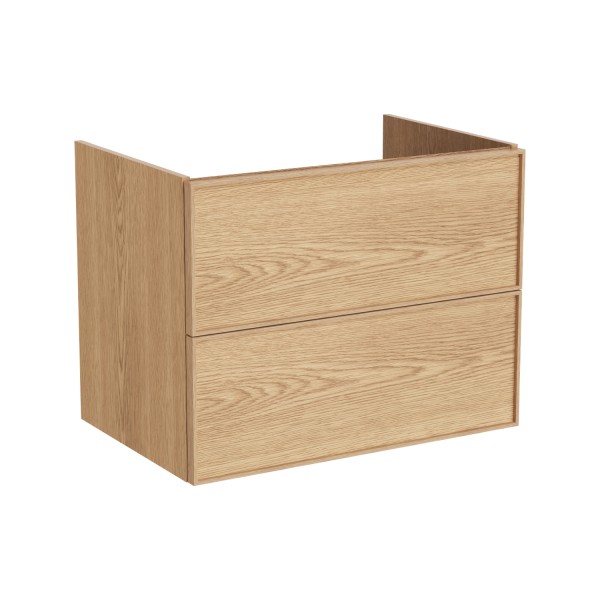 VitrA New Metropole Edge Waschtischunterschrank mit 2 Vollauszügen 78 x 52 x 60 cm (BxTxH),67359