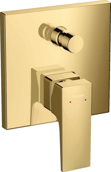 Hansgrohe Wannenmischer Unterputz Metropol Fertigset Polished Gold-Optik, 32545990