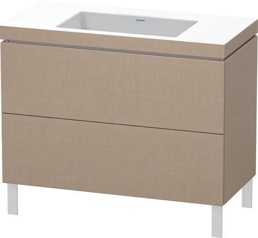 Duravit L-Cube c-bonded Set bodenstehend Leinen Matt 1000x480x698 mm - LC6938N7575