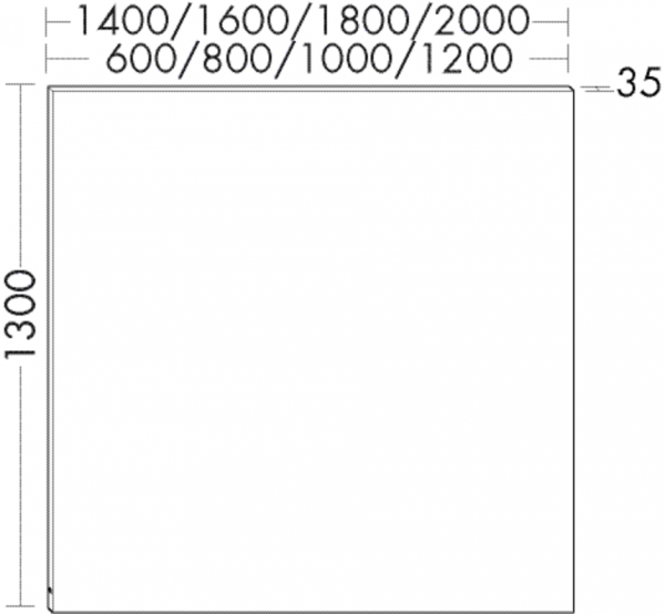 Burgbad Leuchtspiegel Sys30 PG1 Aqua 1300x1400x35 Sys30 PG1 Aqua, SIFM140L320