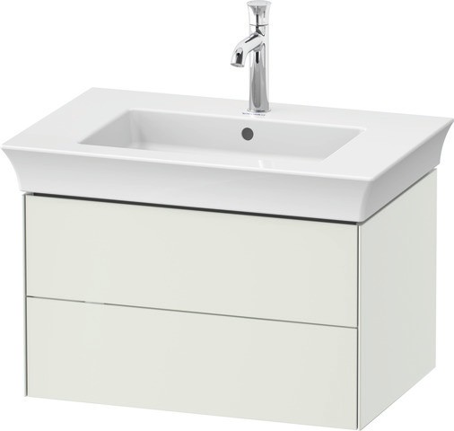 Duravit White Tulip Waschtischunterbau wandhängend Weiß Seidenmatt 684x458x410 mm - WT4341036360010