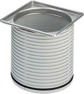 Viega Aufsatzrahmen Advantix 4949.1 in 150x150 Chromnickelstahl