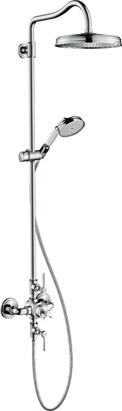 Hansgrohe Showerpipe Axor Montreux chrom mit Thermostat und Hebelgriff, 16572000 , 16572000
