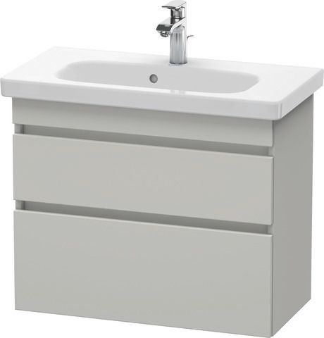 Duravit DuraStyle Waschtischunterbau wandhängend Betongrau Matt 730x368x610 mm - DS649900707