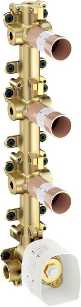 Hansgrohe Grundkörper AXOR One für Thermostatmodul Unterputz 3 Verbraucher, 48710180