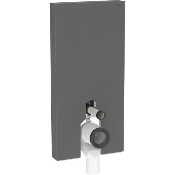 Geberit Monolith Sanitärmodul für Stand-WC, 101 cm, Frontverkleidung aus Glas: Front:, 131003CD5
