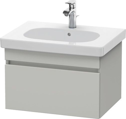 Duravit DuraStyle Waschtischunterbau wandhängend Betongrau Matt 600x453x398 mm - DS638300707