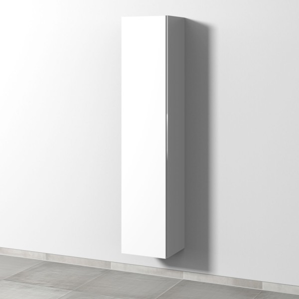 Sanipa 3way Hochschrank mit 1 Tür, Weiß-Soft