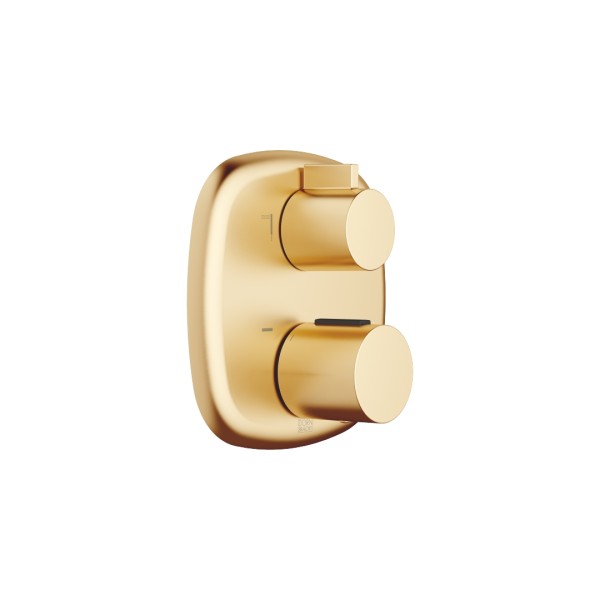 Dornbracht UP-Thermostat mit Zweiwege-Mengenregulierung COYA 36426404 Messing gebürstet (23kt,364264