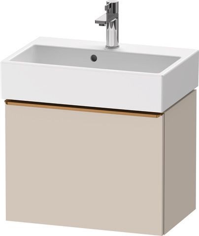 Duravit D-Neo Waschtischunterbau wandhängend Taupe Matt 584x372x440 mm - DE4229004910000