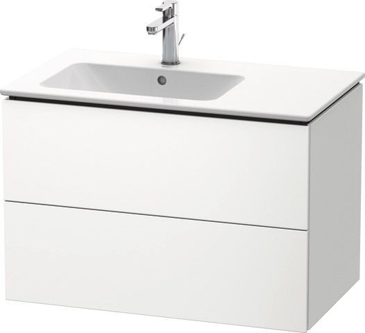 Duravit L-Cube Waschtischunterbau wandhängend Weiß Supermatt 820x481x550 mm - LC629108484