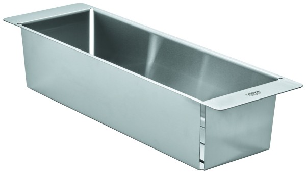 GROHE Küchenspülen-Sieb 40853 490x150x100mm edelstahl, 40853SD0