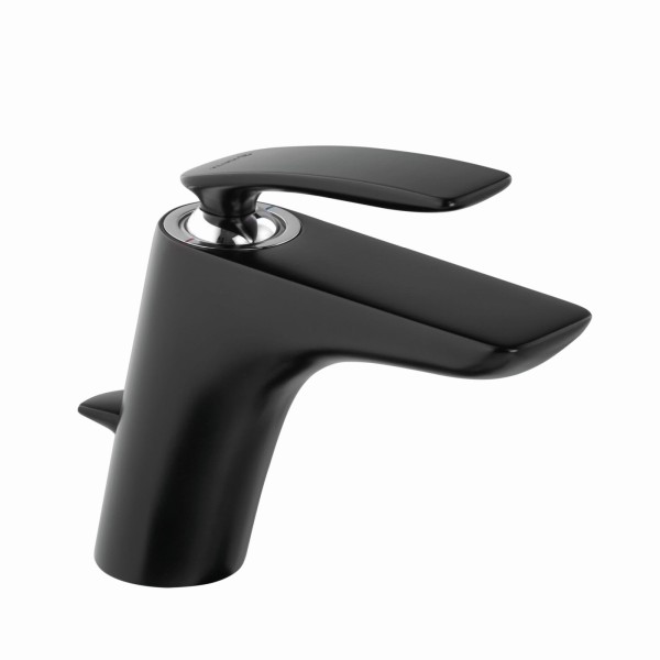 Kludi BALANCE Waschtisch-EHM DN 10 mit Ablaufgarnitur schwarzmatt/chrom, 520238775
