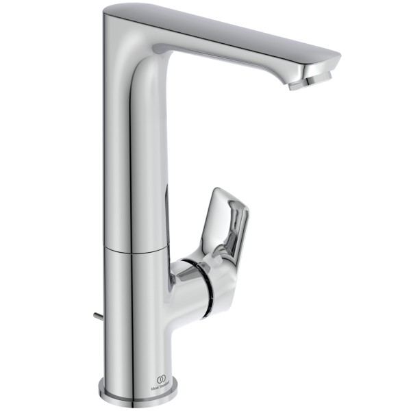Ideal Standard WT-Arm.CONNECT AIR,5l/min,m.Ablgarn., m.hohem schwenkb.Ausl.,Ausld.140mm,Chrom, A7020