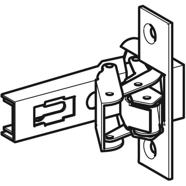 Geberit Türscharnier, Acanto, Serie B Salice , außer SPS Türen, 243840001