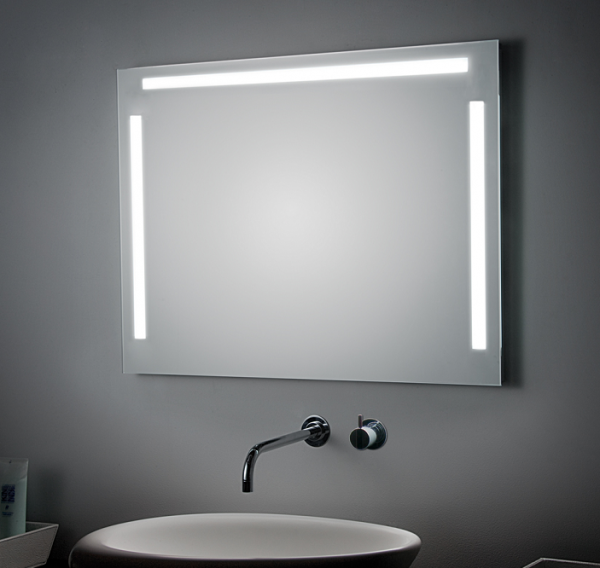 KOH-I-NOOR LED Spiegel mit Ober- und Seitenbeleuchtung, B: 1200, H: 800, T: 33 mm