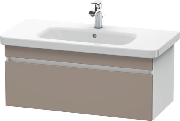Duravit DuraStyle Waschtischunterbau wandhängend Basalt & Weiß Matt 930x448x398 mm - DS638204318
