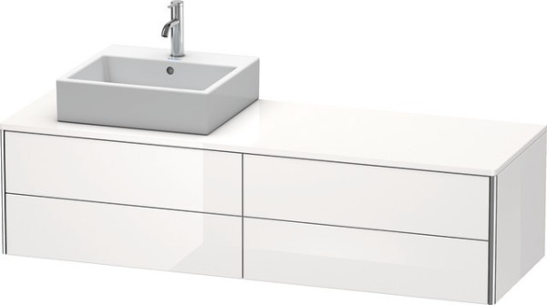 Duravit XSquare Konsolenwaschtischunterbau wandhängend Weiß Hochglanz 1600x548x400 mm - XS4914L2222