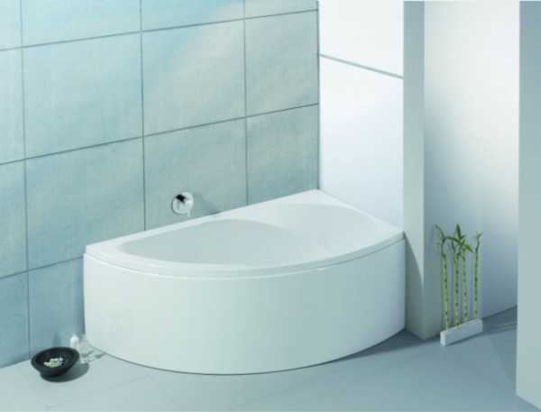 Hoesch Badewanne Spectra Eck 1700x1000 rechts mit