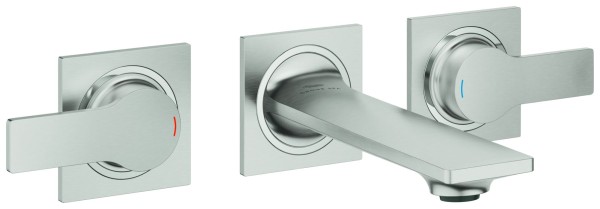 GROHE 3-Loch Unterputz Waschtischarmatur Allure 20189_2 FMS Ausladung 150mm supersteel, 20189DC2