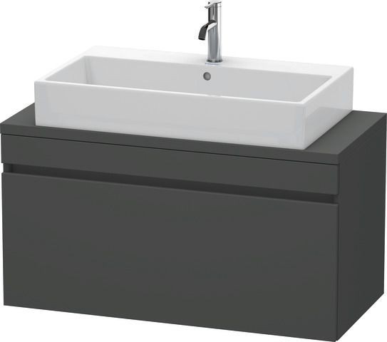 Duravit DuraStyle Konsolenwaschtischunterbau wandhängend Graphit Matt 1000x478x512 mm - DS530404949