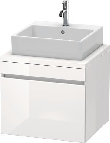 Duravit DuraStyle Konsolenwaschtischunterbau wandhängend Weiß Hochglanz 600x548x512 mm - DS531002222
