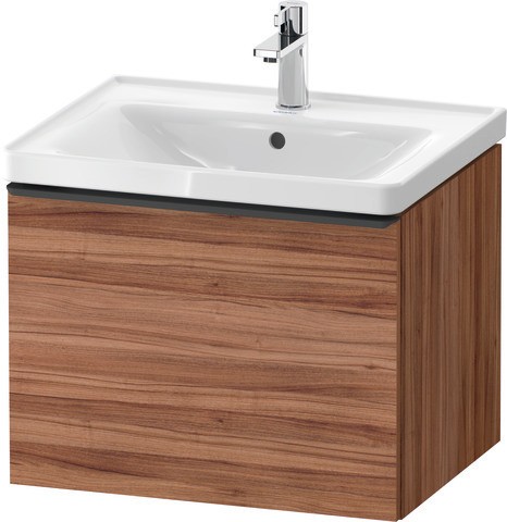 Duravit D-Neo Waschtischunterbau wandhängend Nussbaum Matt 584x452x440 mm - DE42490BD790000