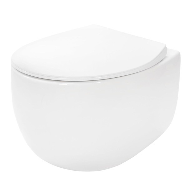 Neuesbad Wand-WC Set spülrandlos (rimless) Lars