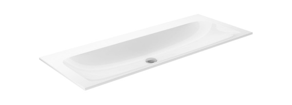 Keuco Keramikwaschtisch X-Line 33180, ohne Hahnlochbohrung, weiß, 33180311200