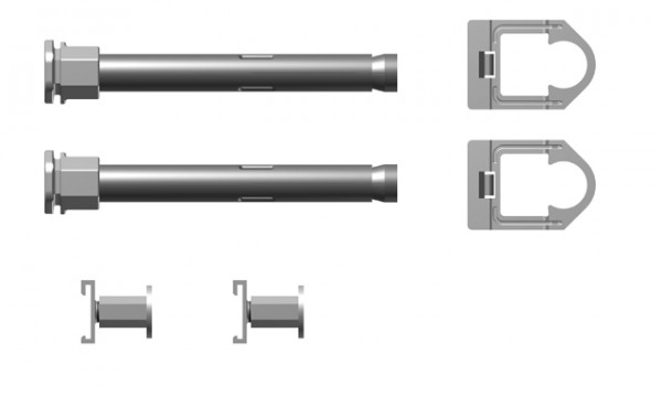 Kermi Bohrkonsolen-Set d:18mm, L=130mm, ZB02760002