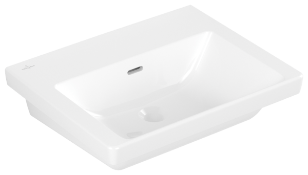 Villeroy & Boch Waschbecken Subway 3.0 4A70F7 550x 440mm Rechteck mit Überlauf Weiss Alpin