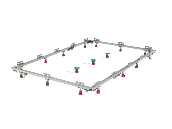 MEPA Montagerahmen SF Rechteck superfl. Duschwannen 120/180, 150177