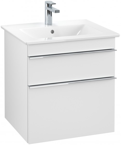 Villeroy & Boch Waschtischunterschrank Venticello A92301MS, B:553, H:590, T:502mm, Weiß Matt