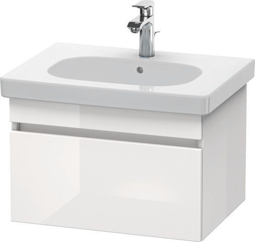 Duravit DuraStyle Waschtischunterbau wandhängend Weiß Hochglanz 600x453x398 mm - DS638302222
