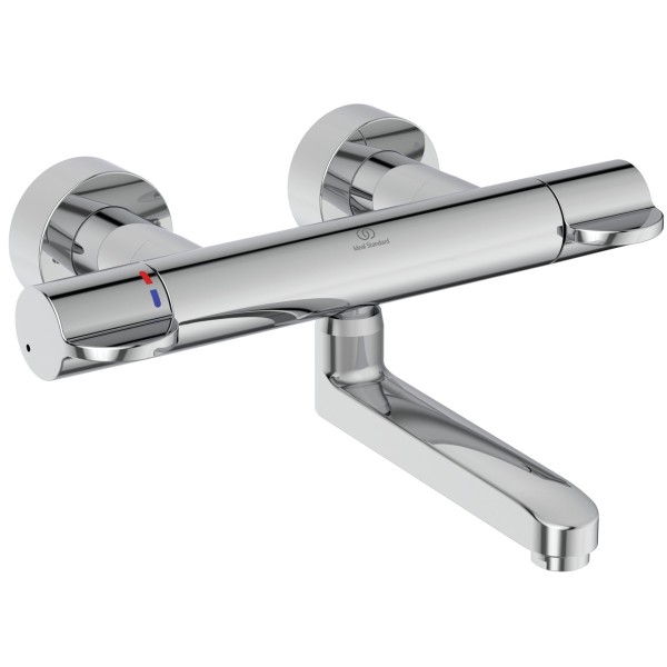 Ideal Standard Wand-Waschtischtherm. Ceraplus Safe Ausladung 257mm Chrom, A8456AA