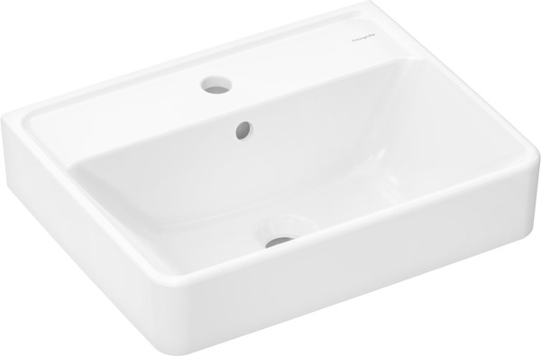 Hansgrohe Handwaschbecken Xanuia Q 500x390mm m.Hahnlo.u.Überl.SmartClean weiß, 61008450