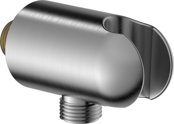 Hansa Wandanschlussbogen HANSA 2900, Stahl-gebürstet, 290019-80
