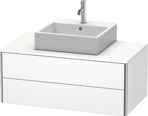 Duravit XSquare Konsolenwaschtischunterbau wandhängend Weiß Supermatt 1000x548x400 mm - XS491108484