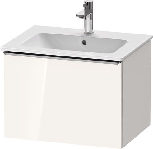 Duravit D-Neo Waschtischunterbau wandhängend Weiß Hochglanz 610x462x440 mm - DE4261070220000