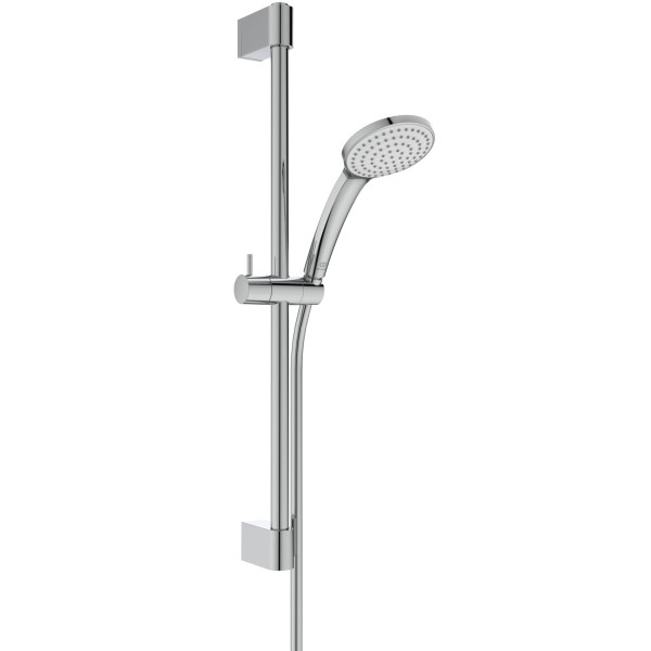 Ideal Standard Brausekombination Idealrain 644mm 1-fach-Handbrause d:100mm 8l, Chrom, BE403AA