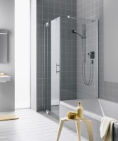 Kermi Seitenwand Filia XP TVD 1000x1600, silber hochglanz, ESG Opaco mit KermiClean Kermi Seitenwand Filia XP TVD 1000x1600, silber hochglanz, ESG Opaco mit KermiClean