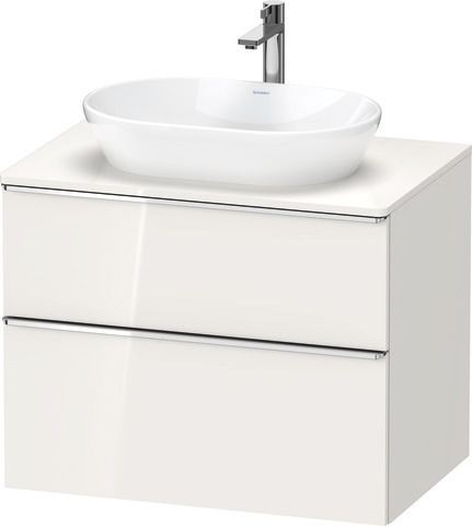 Duravit D-Neo Konsolenwaschtischunterbau wandhängend Weiß Hochglanz 800x550x664 mm - DE4967010220000