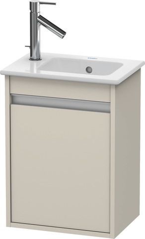 Duravit Ketho Waschtischunterbau wandhängend Taupe Matt 400x285x550 mm - KT6417R9191