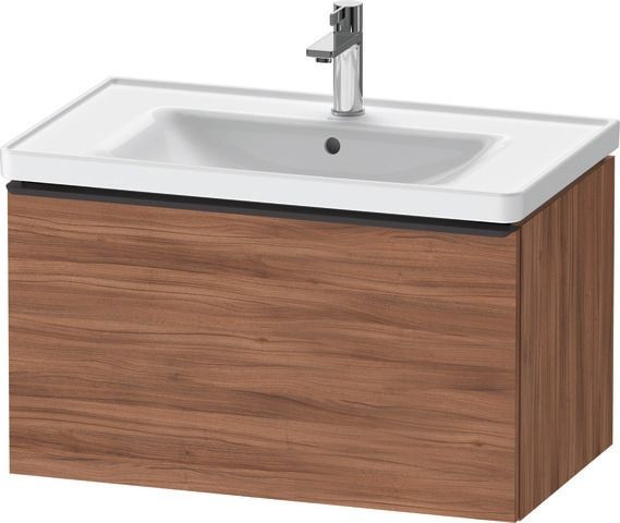 Duravit D-Neo Waschtischunterbau wandhängend Nussbaum Matt 784x452x440 mm - DE42550BD790000