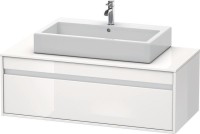 Duravit Ketho Konsolenwaschtischunterbau wandhängend Weiß Hochglanz 1200x550x426 mm - KT669602222 Duravit Ketho Konsolenwaschtischunterbau wandhängend Weiß Hochglanz 1200x550x426 mm - KT669602222