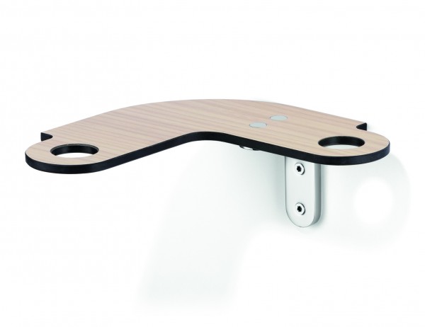 Giese Slimbord mit Halter für Rasierer Eckmodell rechts holzoptik, 30968-02