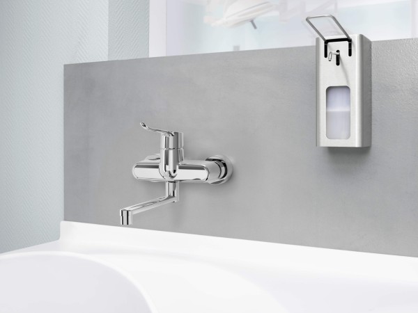 Hansa Waschtisch-Batterie HANSACLINICA Digital+ 0155, Bluetooth chrom, 01556279
