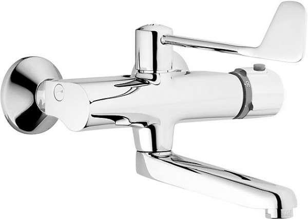 Hansa Waschtisch/Spültisch-Thermostat Wandmontage Hansatempra 0838 m. Ausl.-Entl. verchrom.