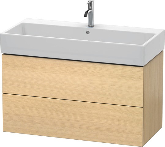 Duravit L-Cube Waschtischunterbau wandhängend Mediterrane Eiche Matt 984x459x544 mm - LC627807171