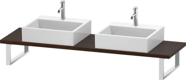 Duravit L-Cube Konsole Nussbaum gebürstet Matt 800x480x30 mm - LC105C06969